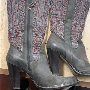 Donald J. Pliner Hand Beaded Boots